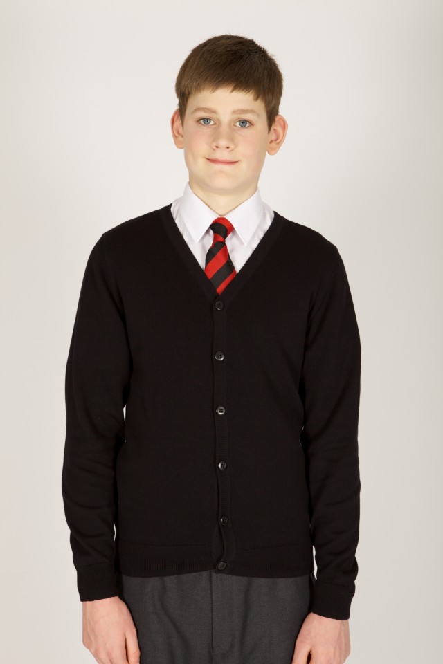 School 2025 black cardigan